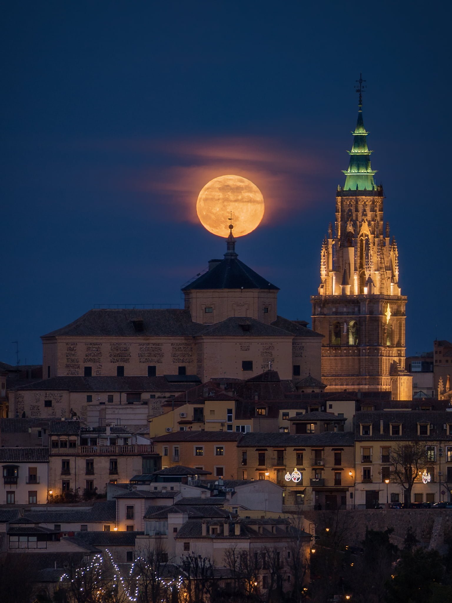 Salida de la Luna en Toledo
