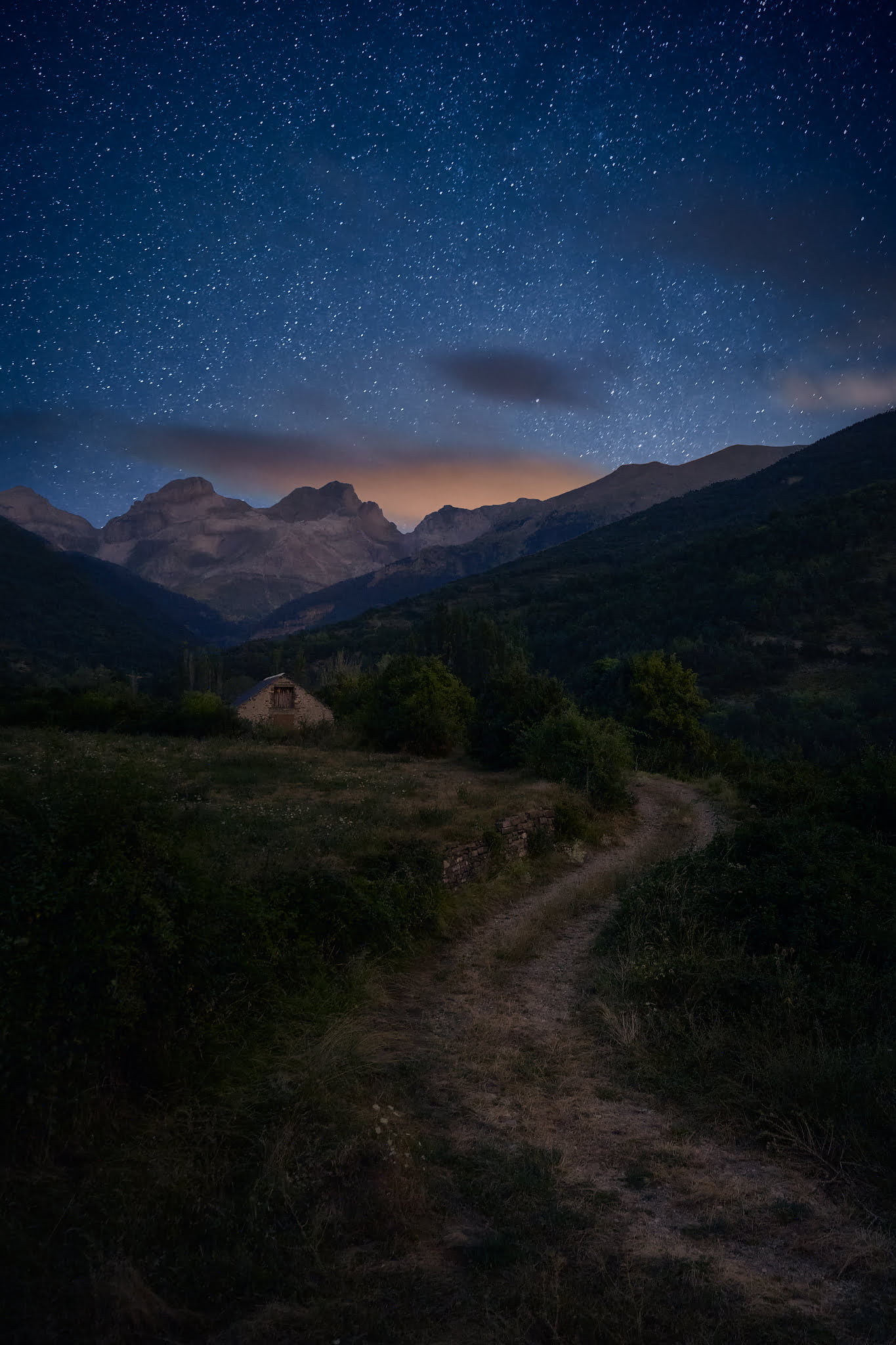 Fotografía nocturna en los Pirineos