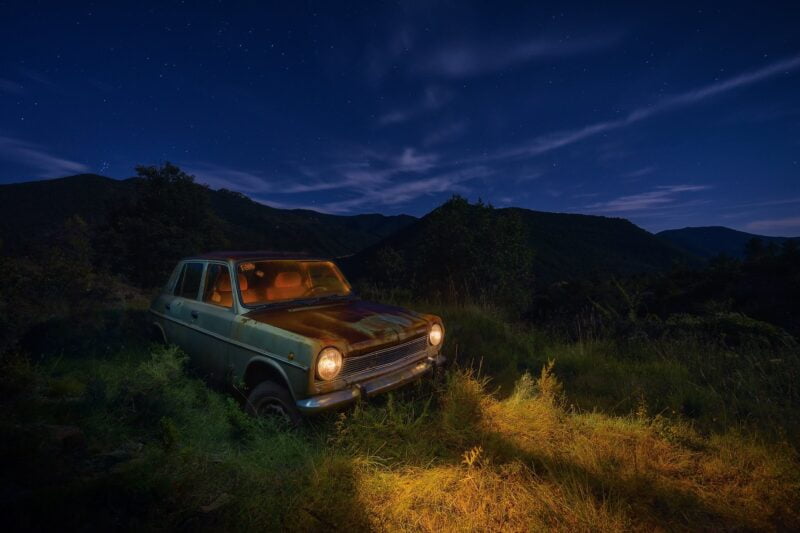Fotografía nocturna de vehículos. Javier Rosano