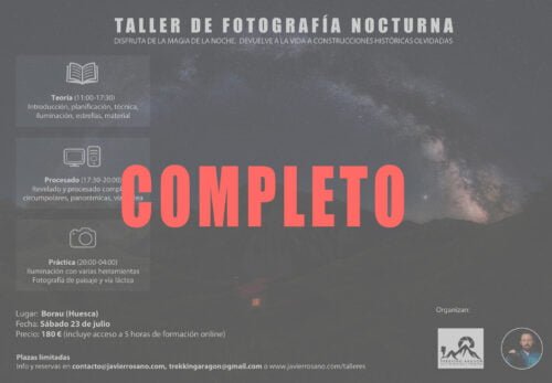 Taller de fotografía nocturna en el Pirineo de Huesca