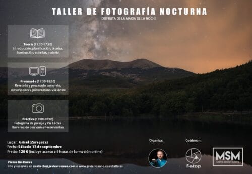 Taller de fotografía nocturna en el Moncayo